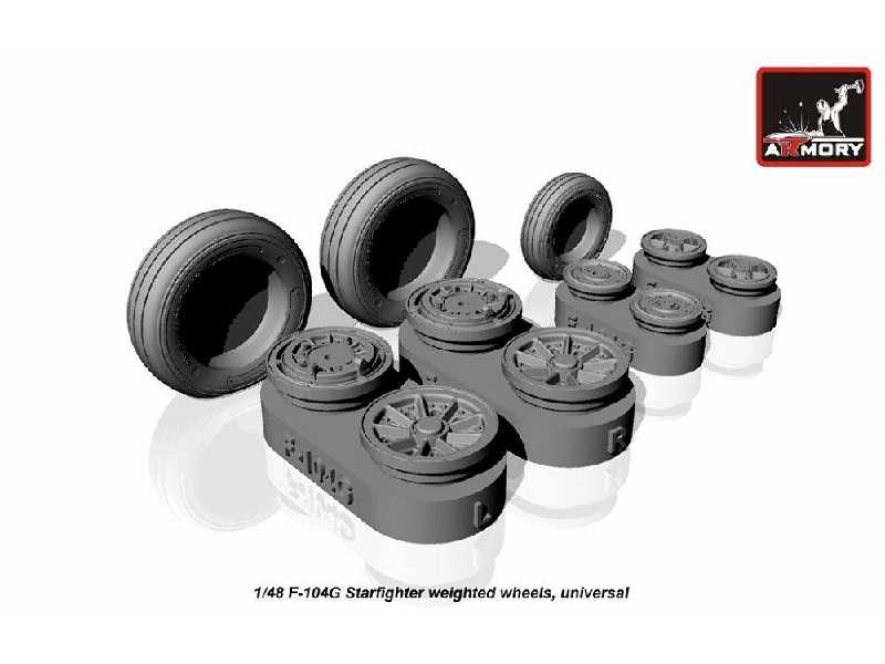 F-104g Starfighter Wheels (W/ Optional Nose Wheels) - image 1