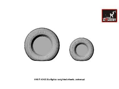 F-104g Starfighter Wheels (W/ Optional Nose Wheels) - image 6