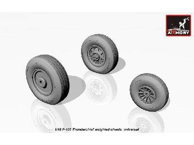F-105 Thunderchief Wheels, Weighted - image 3