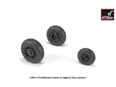 F-117a Wheels W/ Weighted Tires - image 1