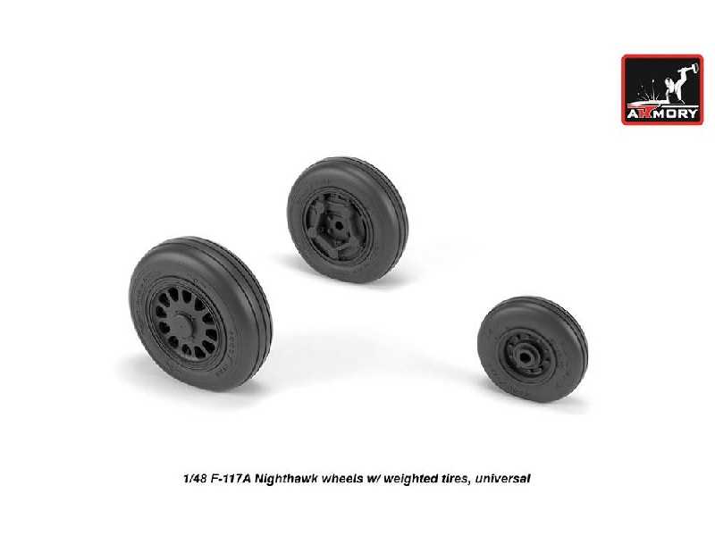 F-117a Wheels W/ Weighted Tires - image 1 F-117a Wheels W/ Weighted Tires - image 1