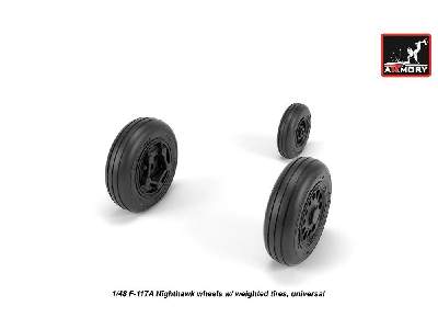 F-117a Wheels W/ Weighted Tires - image 2