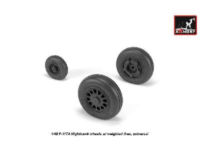F-117a Wheels W/ Weighted Tires - image 3