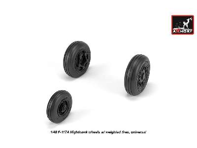 F-117a Wheels W/ Weighted Tires - image 4