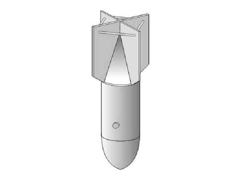 German WW II bombs SC 500 1/48 (2 pcs) - image 1