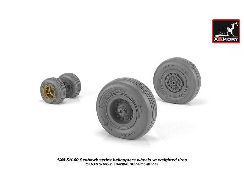 Sh-60 Seahawk Wheels With Weighted Tires - image 1 Sh-60 Seahawk Wheels With Weighted Tires - image 1