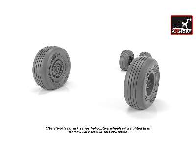 Sh-60 Seahawk Wheels With Weighted Tires - image 2