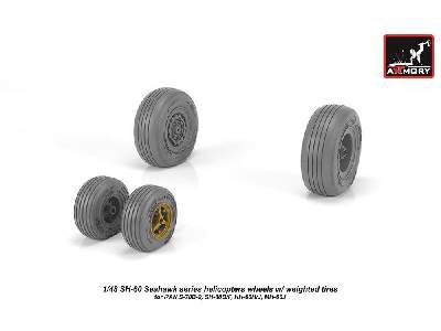 Sh-60 Seahawk Wheels With Weighted Tires - image 4
