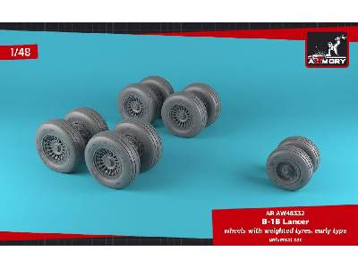 Wheels w/Weighted Tyres Armory Production 1/48 Iljushin IL-2 Bark Early 