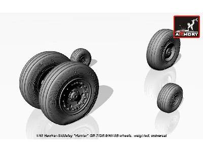 Hawker-siddeley Harrier Gr.7/Gr.9/Av-8b Wheels, Weighted - image 3