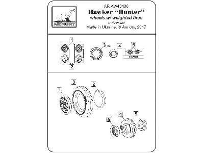 Hawker Hunter Weighted Wheels - image 7