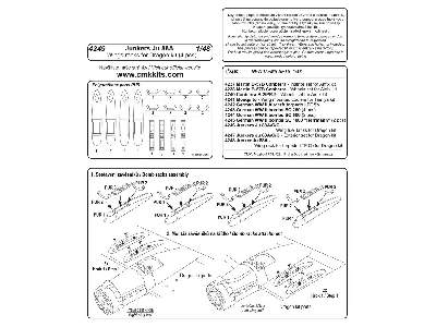 Junkers Ju 88A  Wings racks 1/48 (4 pcs.) - image 2