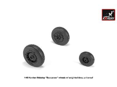 Hawker-siddeley Buccaneer Wheels W/ Weighted Tires - image 2