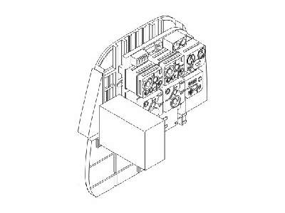 Junkers Ju 88A - Bulkhead w/ radio sets - for B-stand position w - image 1