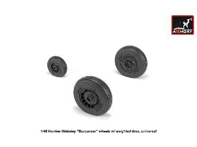 Hawker-siddeley Buccaneer Wheels W/ Weighted Tires - image 3