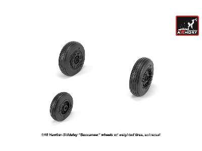 Hawker-siddeley Buccaneer Wheels W/ Weighted Tires - image 4
