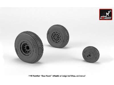 Hawker Sea Hawk Wheels W/ Weighted Tires - image 1