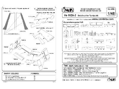 He 162A-2  Detail set 1/48 for Tamiya kit - image 2