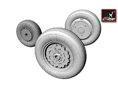 Sukhoj Su-7bkl Wheels - image 3