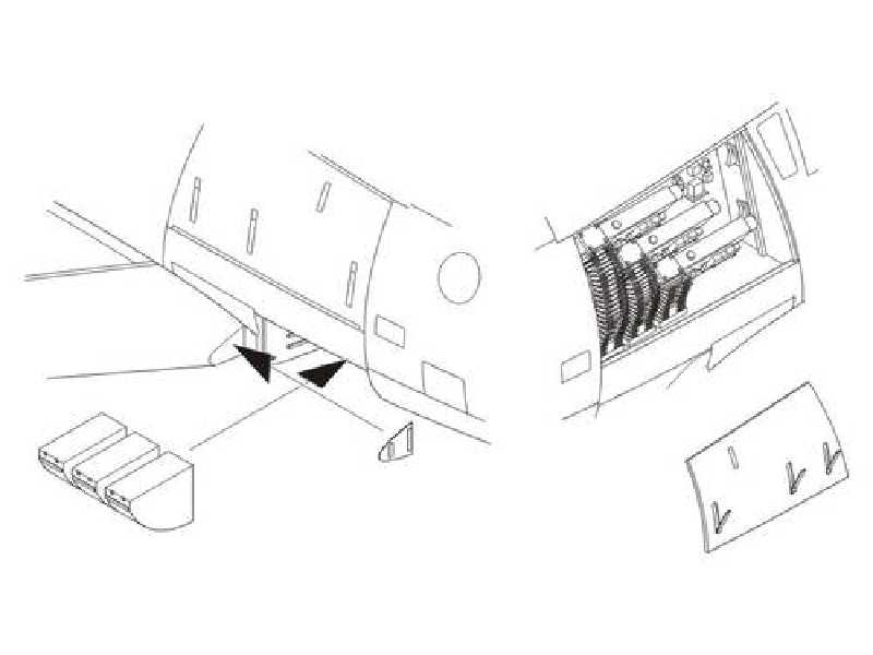 F-86F Sabre  Guns and Ammo bays 1/48 for Academy / Hasegawa - image 1