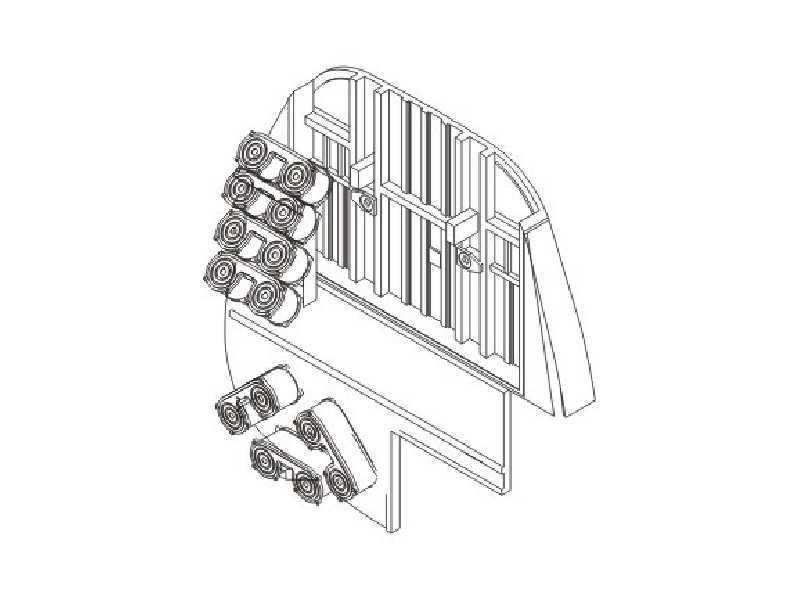 Junkers Ju 88A - Bulkhead with radio sets for MG 15 position for - image 1