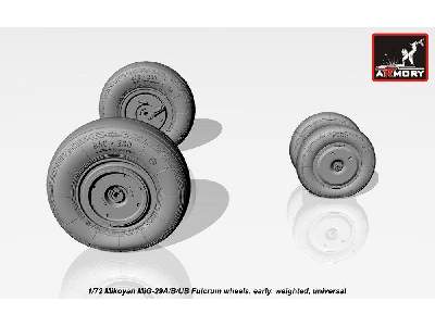 Mikoyan Mig-29a/B/Ub Fulcrum Weighted Wheels, Early - image 5