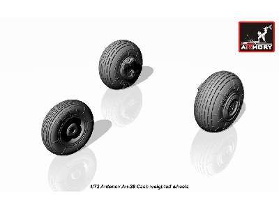 Antonov An-28 Cash Wheels W/ Weighted Tires - image 2