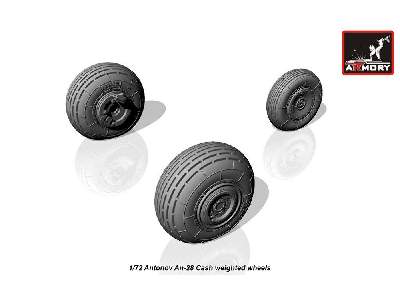 Antonov An-28 Cash Wheels W/ Weighted Tires - image 4