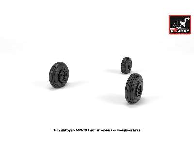 Mikoyan Mig-19 Farmer Wheels W/ Weighted Tires - image 4