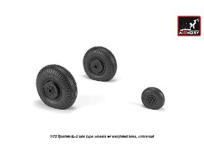 Iljushin Il-2 Bark (Late) Wheels W/ Weighted Tires - image 1