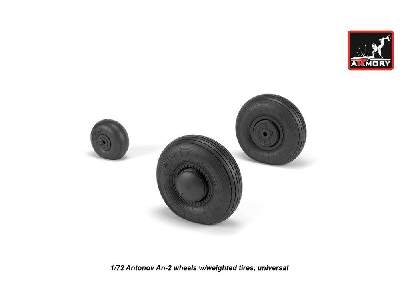 Antonov An-2/An-3 Colt Wheels W/ Weighted Tires - image 1