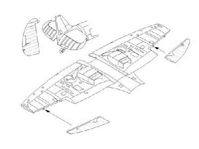 Spitfire Mk.Vb - Control Surfaces set for TAM - image 1