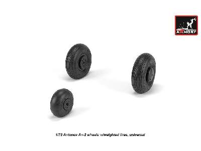 Antonov An-2/An-3 Colt Wheels W/ Weighted Tires - image 2