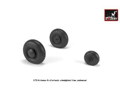 Antonov An-2/An-3 Colt Wheels W/ Weighted Tires - image 3