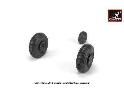 Antonov An-2/An-3 Colt Wheels W/ Weighted Tires - image 4