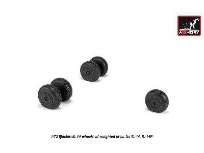 Iljushin Il-14 Wheels W/ Weighted Tires - image 2