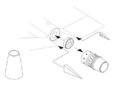 Canberra PR Mk.9 - Engine set for Airfix - image 1