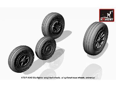 F-104g Starfighter Wheels (W/ Optional Nose Wheels) - image 3