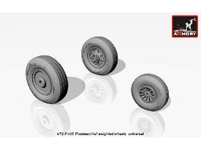 F-105 Thunderchief Wheels, Weighted - image 1