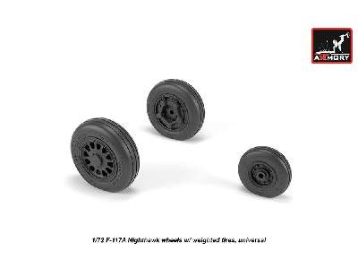 F-117a Wheels W/ Weighted Tires - image 1
