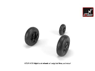 F-117a Wheels W/ Weighted Tires - image 2