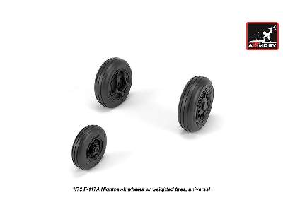 F-117a Wheels W/ Weighted Tires - image 4