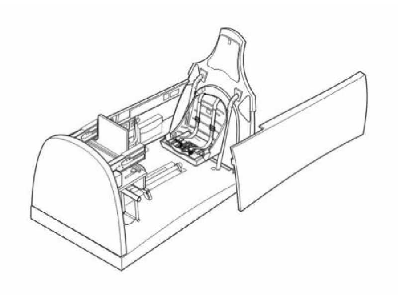 P-40B Interior set for Trumpeter kit - image 1