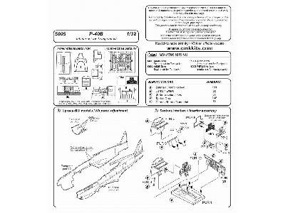 P-40B Interior set for Trumpeter kit - image 2