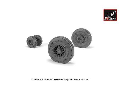 F-14a/B Tomcat Wheels W/ Weighted Tires - image 3