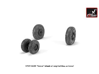 F-14a/B Tomcat Wheels W/ Weighted Tires - image 4