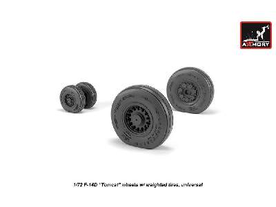 F-14d Tomcat Wheels W/ Weighted Tires - image 3
