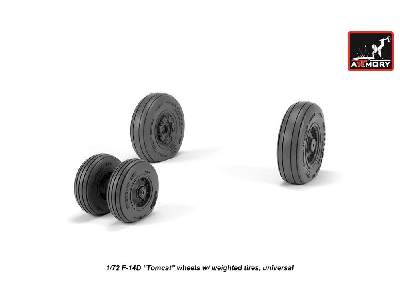 F-14d Tomcat Wheels W/ Weighted Tires - image 4