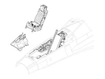 F-16CJ interior set - image 1