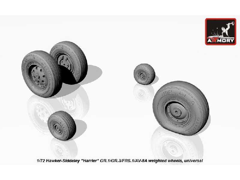 Hawker-siddeley Harrier Gr.1/Gr.3/Frs.1/Av-8a Weighted Wheels - image 1